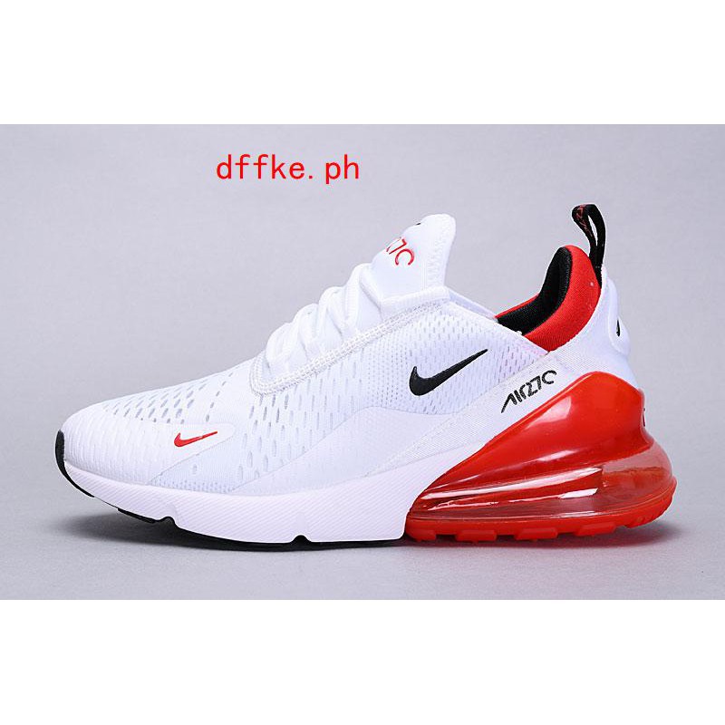 air max 270 white and red