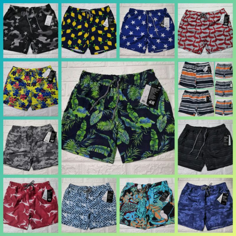 H&M and Vol Com Mens Boardshort/Swim Short/Taslan(Unisex Sizes SmallXL