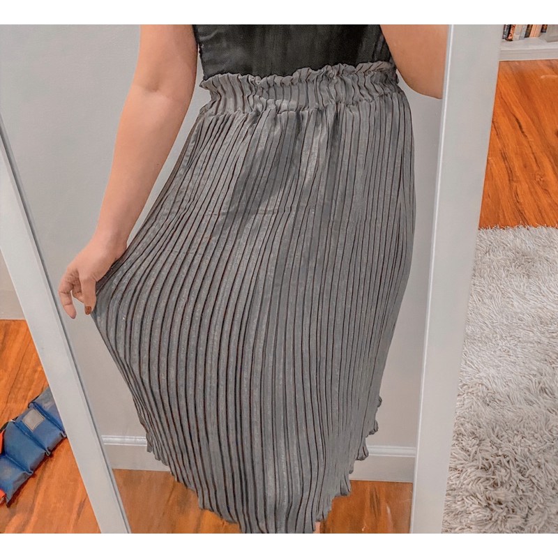 ELECTRIC PLEATS SKIRT ✔️ | Shopee Philippines