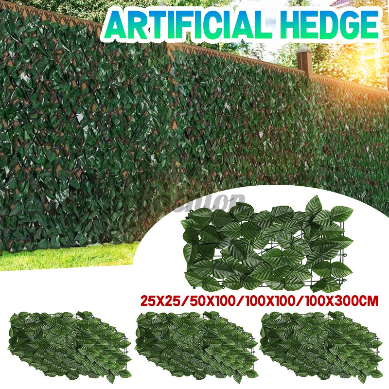 Ivy Leaf Artificial Hedge Tile Roll 1m X 1m Instant Artificial Ivy Roll Shopee Philippines