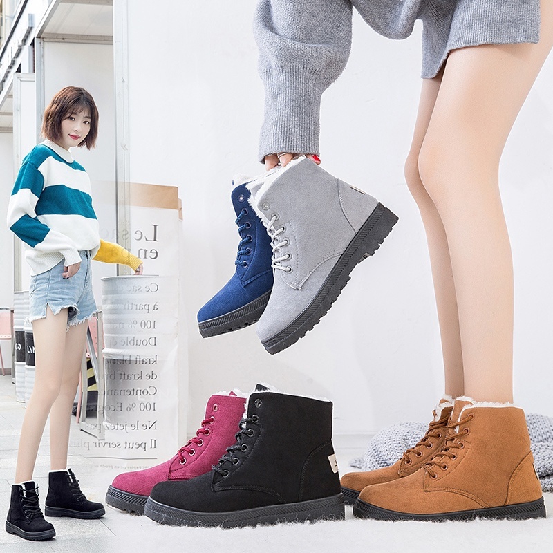 classic women's snow boots fashion winter short boots