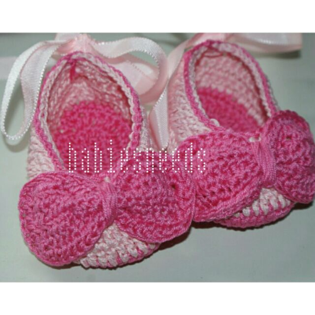 crochet ballet shoes