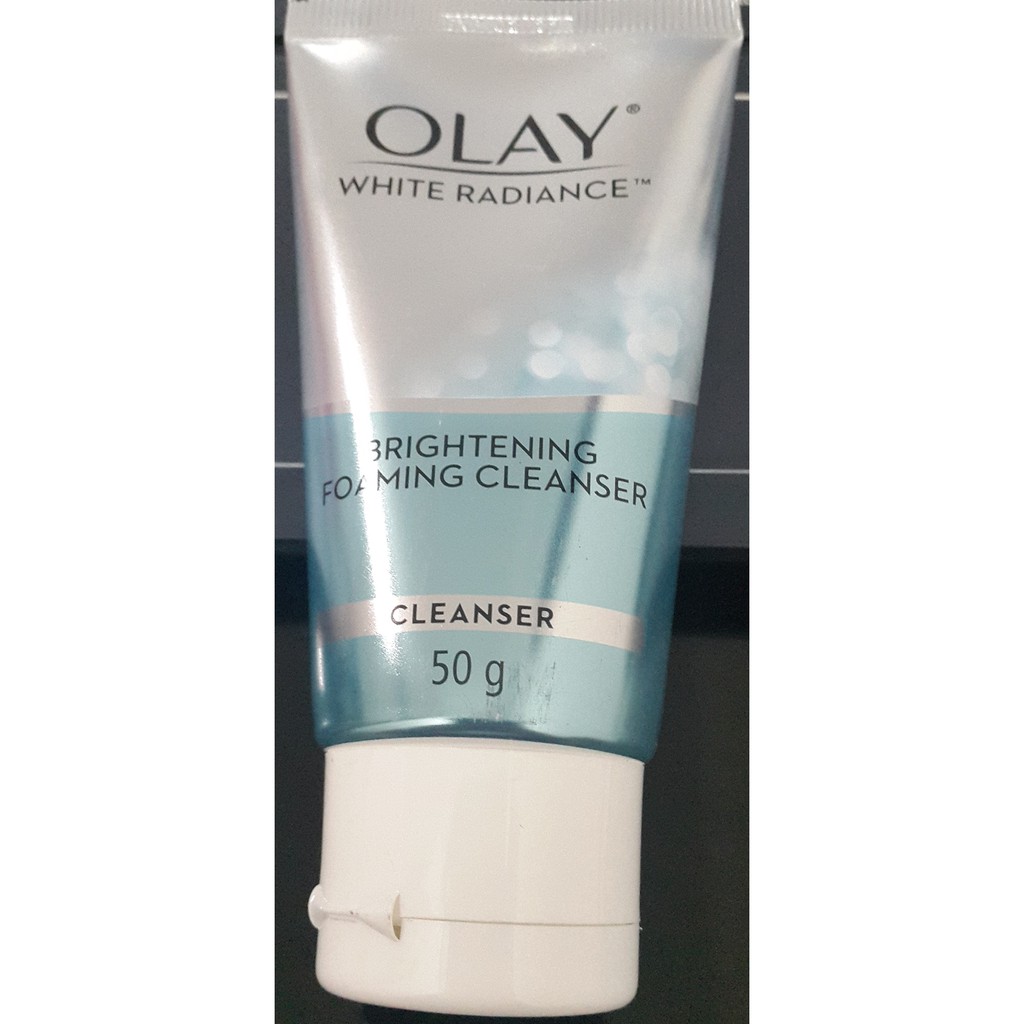 olay white radiance foaming cleanser