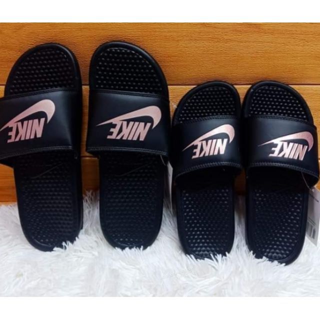 nike slippers couple