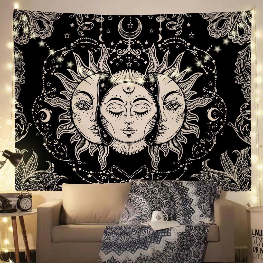 Ins Wall Tapestry Ready Stock Home Decor Wall Decor Background Wall