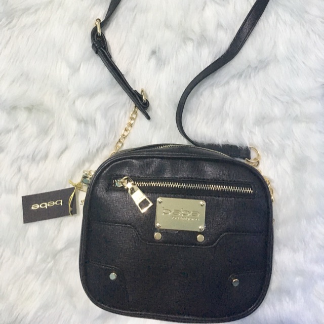 Bebe Black Mabel Crossbody Bag Shopee Philippines