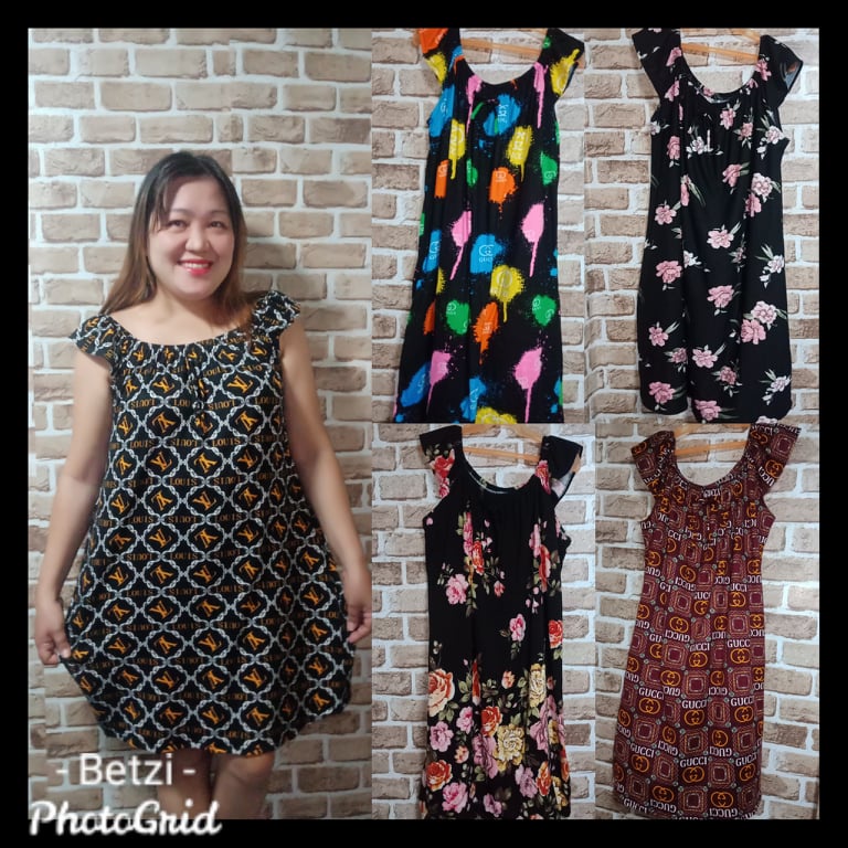 PLUS SIZE DRESS / DUSTER PANTULOG LARGE TO XXL / PAMBAHAY DASTER FOR ...