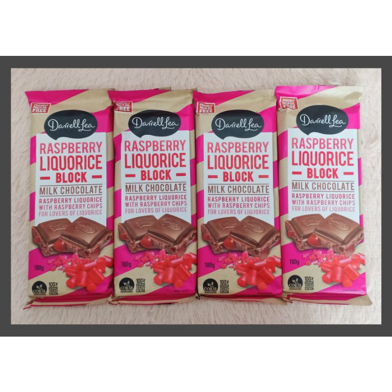 DARRELL LEA RASPBERRY LIQUORICE BLOCK MILK CHOCOLATE Shopee Philippines