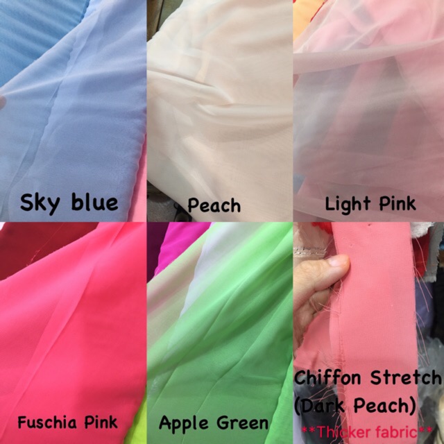 chiffon price per yard