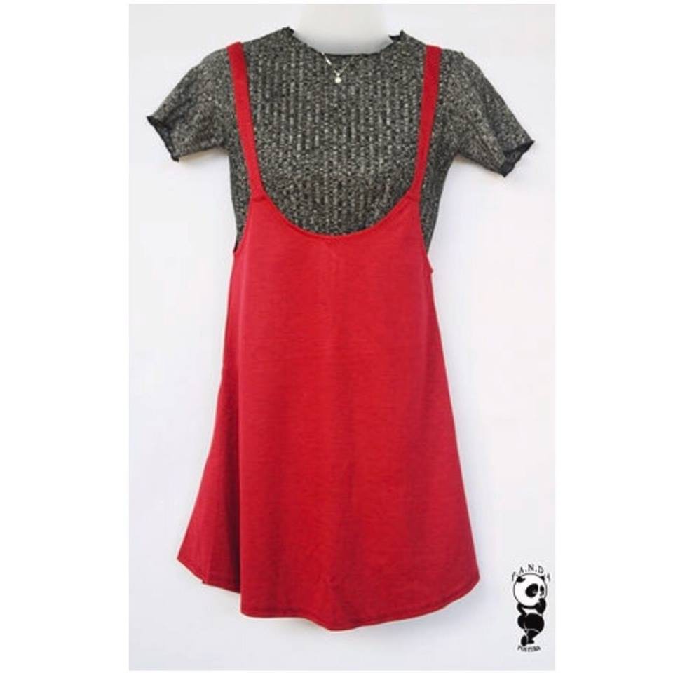 red dress jumper