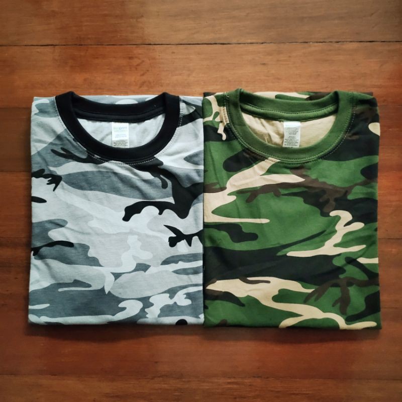 BLUPRINT Camouflage Shirt (Green, Gray, Blue Xs to 2XL) | Shopee ...
