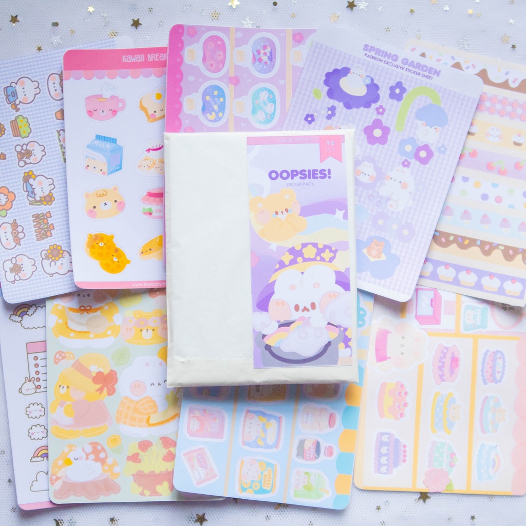 Bunniwinkle Oopsies Sticker Set | Shopee Philippines