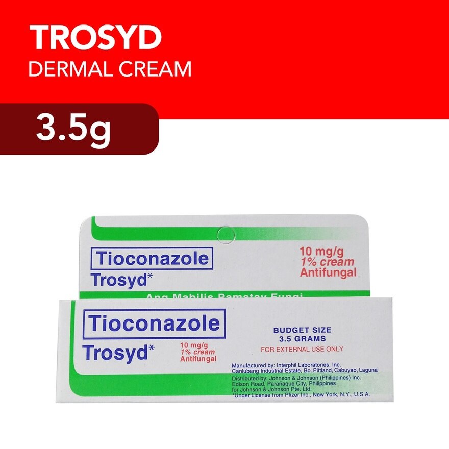 TROSYD Tioconazole Dermal Cream 3.5g