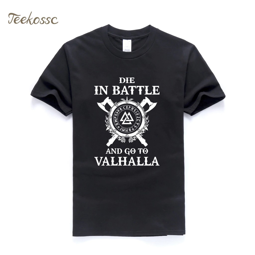 Ready Stock】Odin Vikings T Shirt Men 