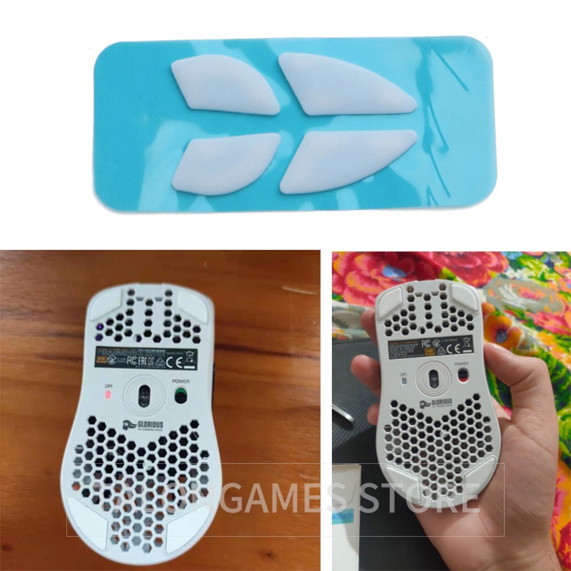1Set/Pack Tiger Gaming ICE Version Enhanced Edition Mouse Feet Mouse Skates for Glorious Model O