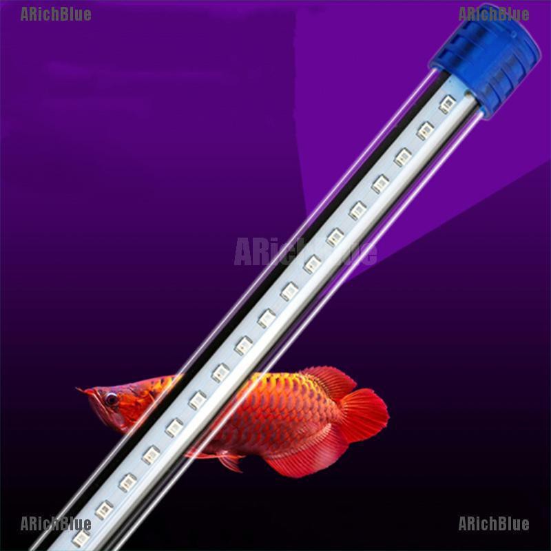 ARichBlue 2060cm Waterproof Aquarium Fish Tank RGB LED Light Bar