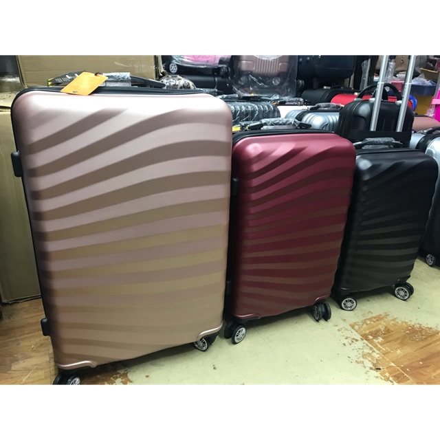 011 lager 28inch double zipper Traveling luggage troly COD Shopee
