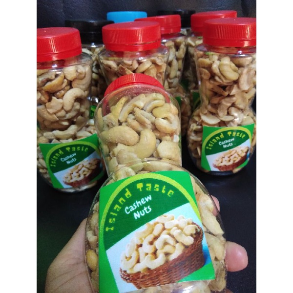 Ready to Eat Roasted Crunchy Cashew or Kasoy Nuts in a Jar (Approx