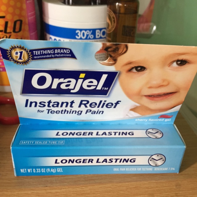 orajel baby teething gel
