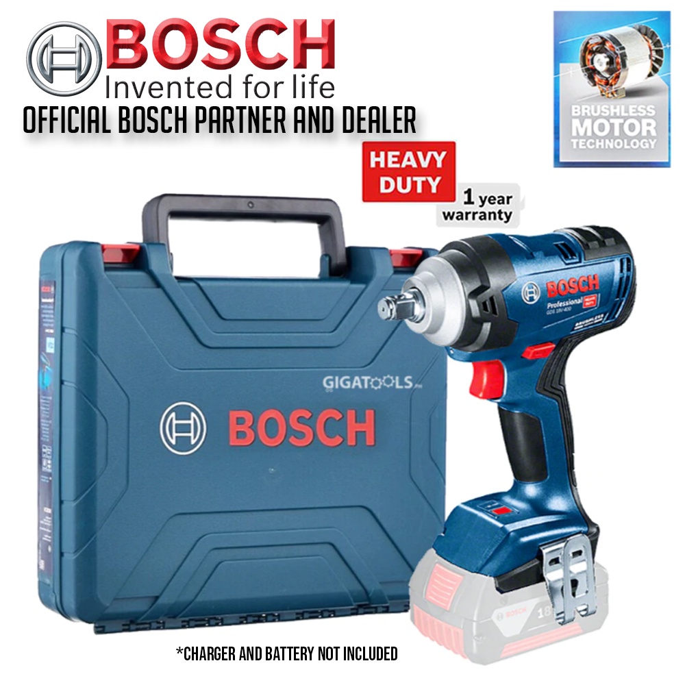 Bosch Gds 18v 400 Professional Cordless Brushless Impact Wrench Bare