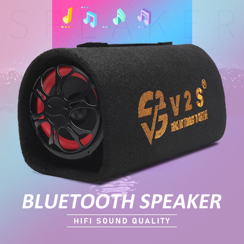 Speaker Stereo Subwoofer Bluetooth Speaker FM Radio USB TF Card