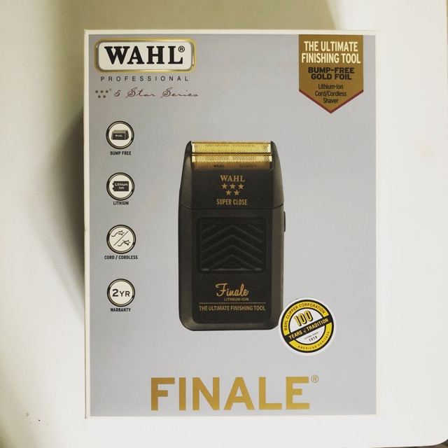 wahl 5 star finale cordless shaver