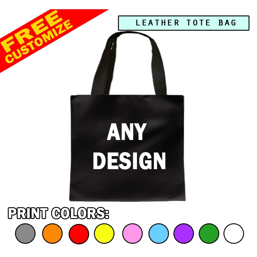 personalized leather tote bags