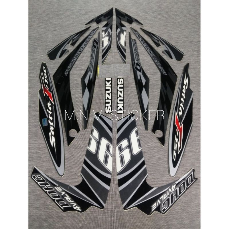 Raider 150 New Breed Decals/Sticker Black Gray | Shopee Philippines