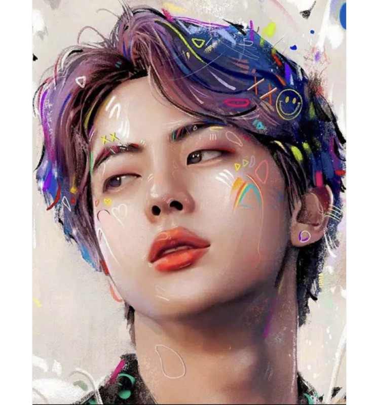 Just Paint Painting unframed DIY Oil Canvas Paint By Numbers BTS NO