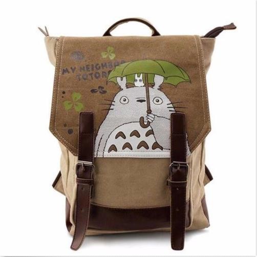 aliexpress high quality my neighbor totoro canvas shoulder bags large