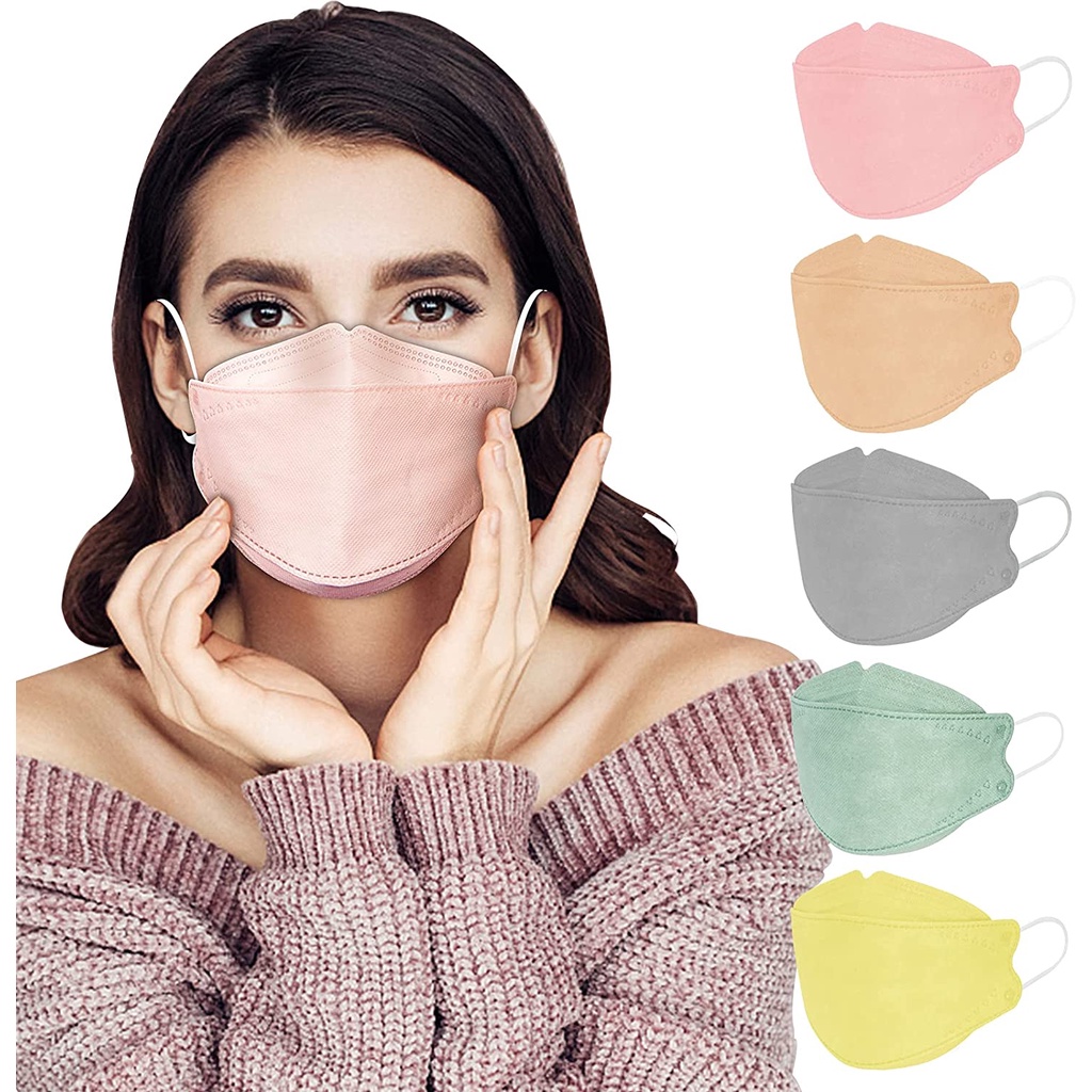 KF94 Colored Nanomask Nanofiber Filter Korea Face Mask KF94 BLACK PINK