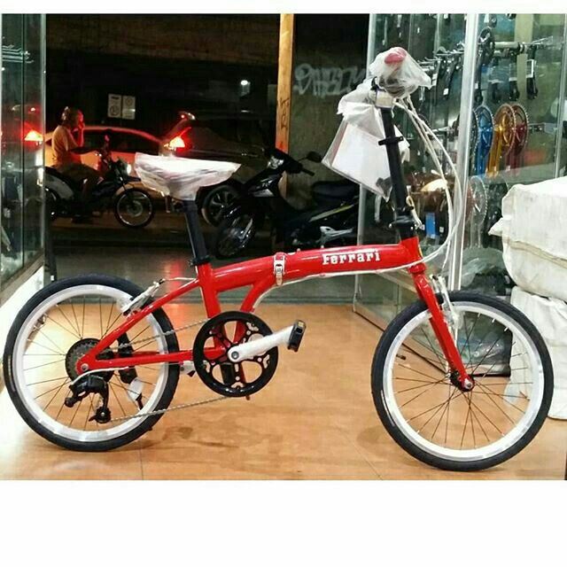 ferrari folding bike