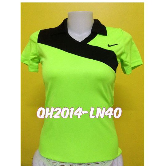 neon green nike shirt women's