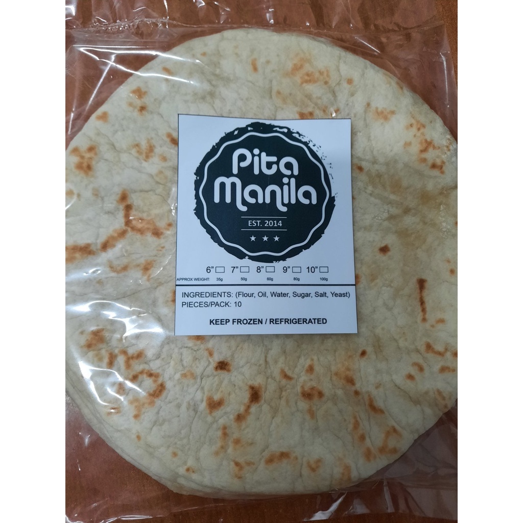 Fresh Pita Bread (10 pcs/pack) NOTE READ DESCRIPTION FIRST Shopee
