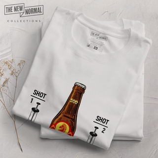 Vaccinated 2021 Red Horse Booze-ter Shirt Design Cotton #5