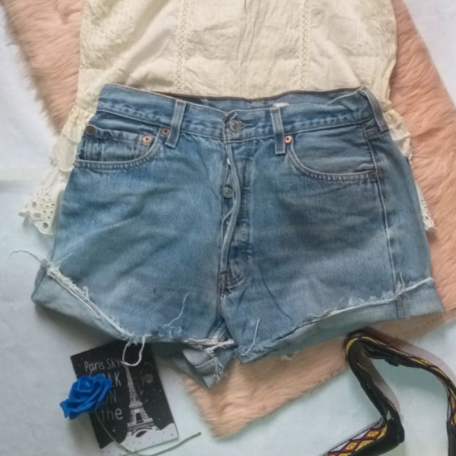 tan high waisted shorts