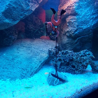 Fish Tank Ornament Treasure Hunter Aquarium Decoration Accessories Treasure Chest