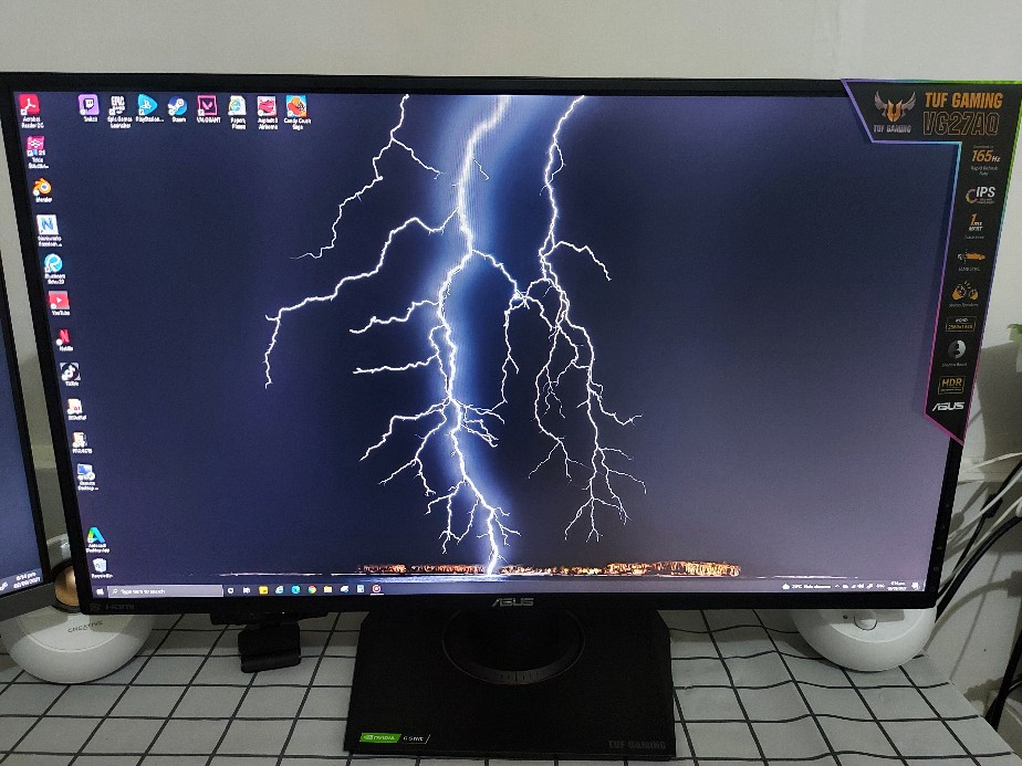 当季大流行 ASUS TUF Gaming ゲーミングモニター VG27AQ 27インチ WQHD