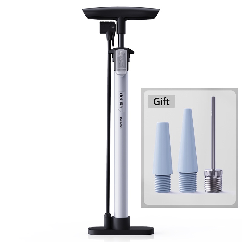 Deli Hand/Foot Pump High Pressure Portable Pump For Bike Motorcycle
