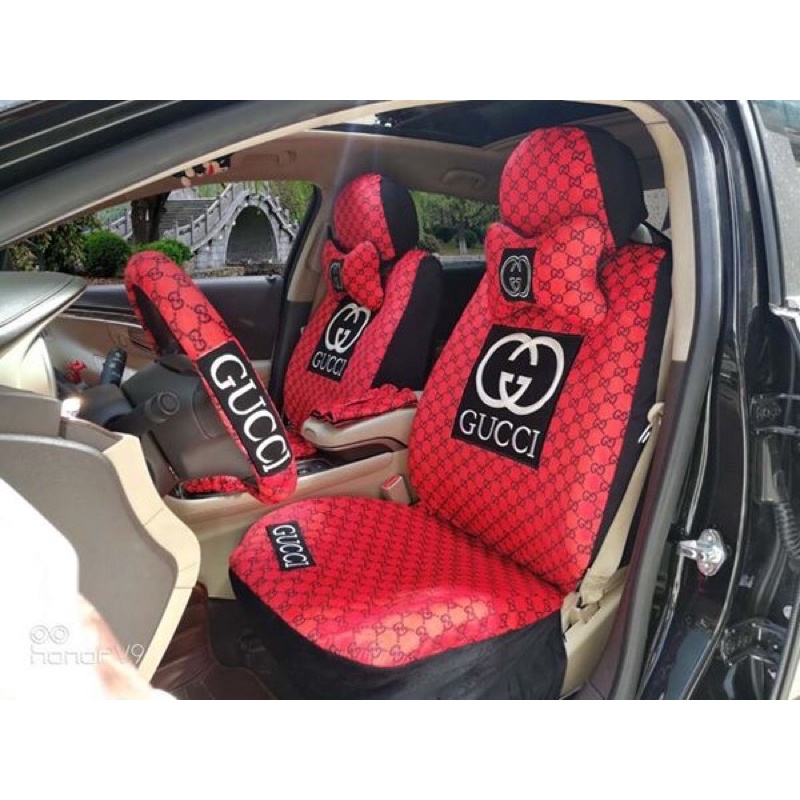 Car seat cover 24pcs 7-8 seaters - Gucci | Shopee Philippines
