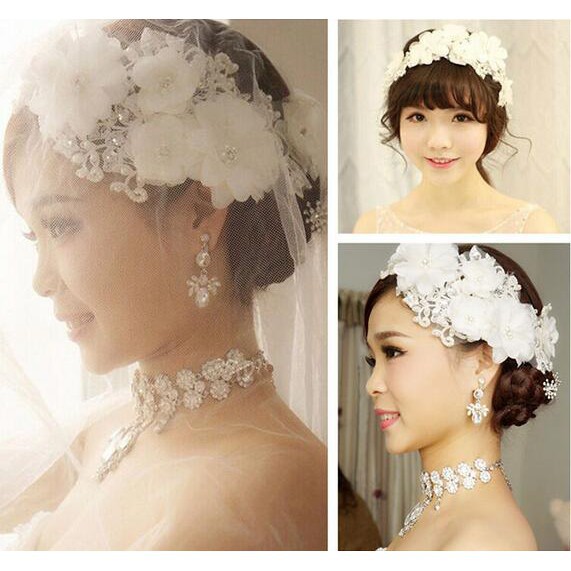 Wedding Hair Accessories Elegant Crystal Pearl Hair Clips Bridal
