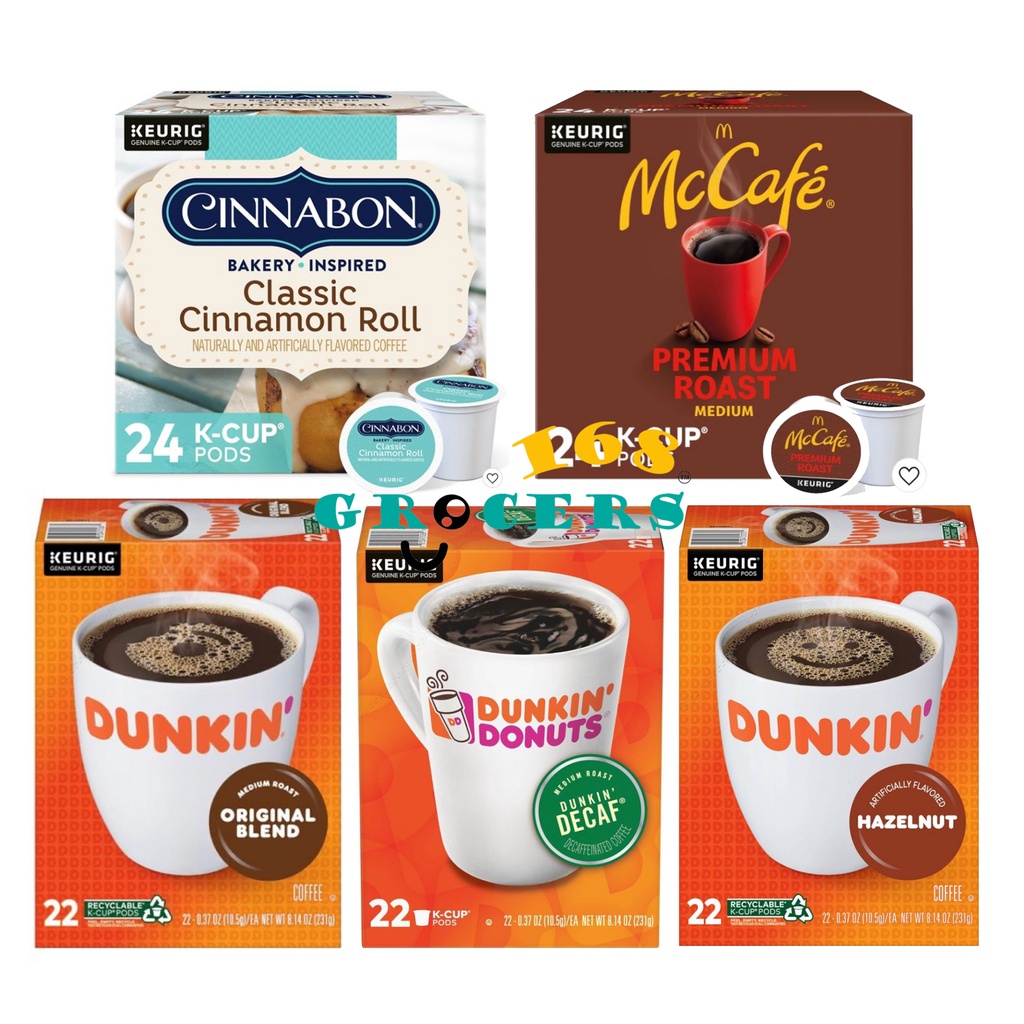 KEURIG Mc Cafe / Dunkin / Cinnabon KCup Pods 1pc Shopee Philippines