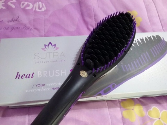 sutra hair straightener brush