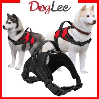 No-Pull Reflective Dog Harness with Leash Lead Breathable Adjustable Pet Harness for Medium Big Dog