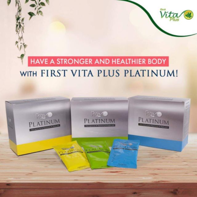 100 Original And Authentic First Vita Plus Platinum Shopee Philippines
