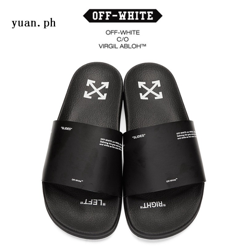 black and white slides womens