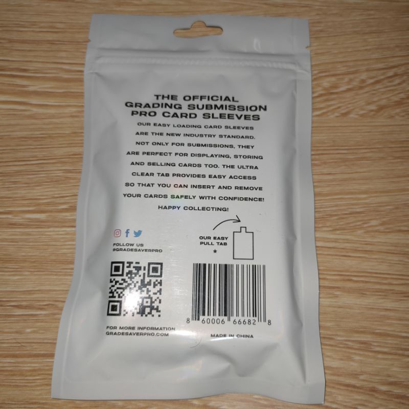 GradeSaver Pro Pro Card Penny Sleeves w/ easy pull tab (100 Count