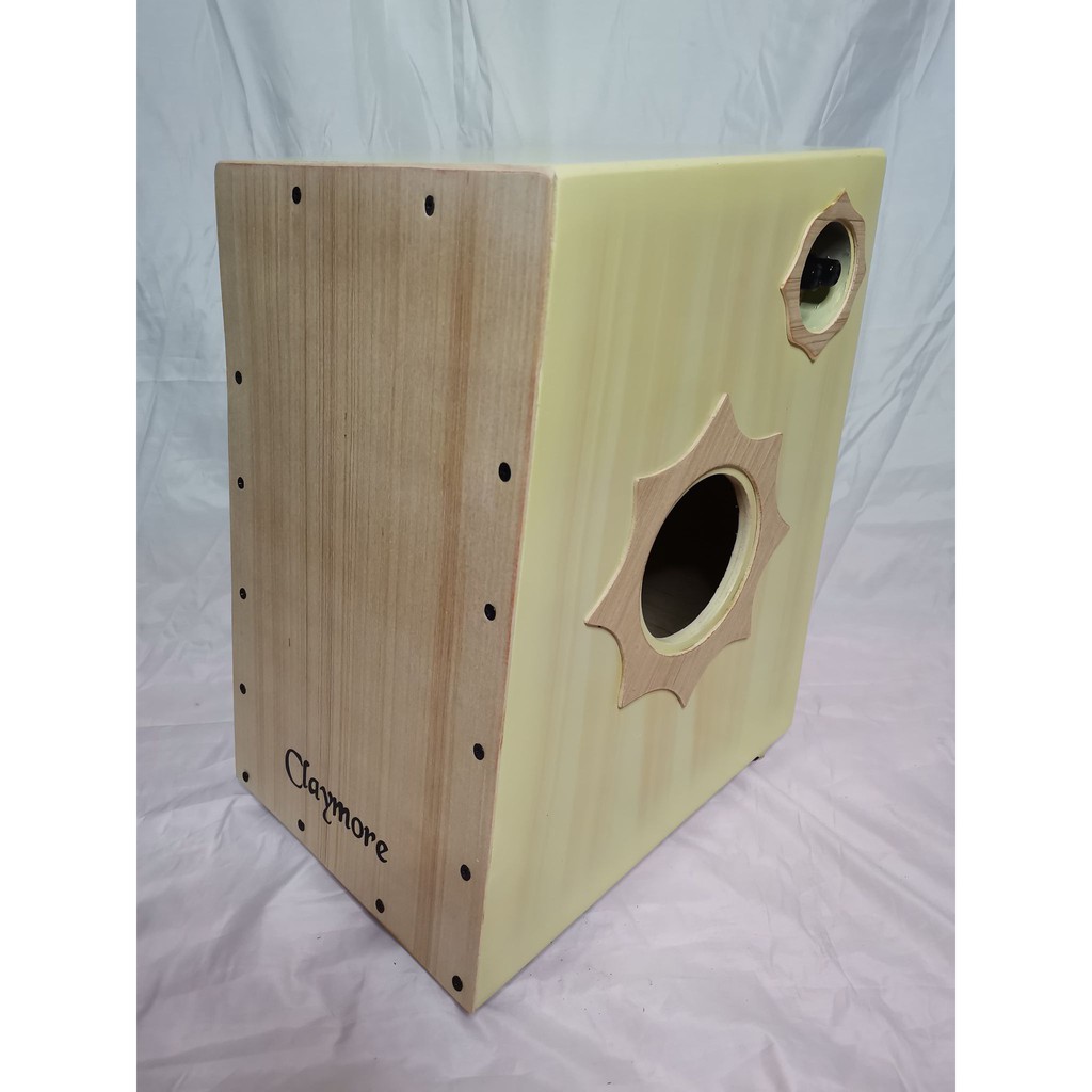 Claymore Cajon Beatbox with Pickup Slanted Style (Random Design