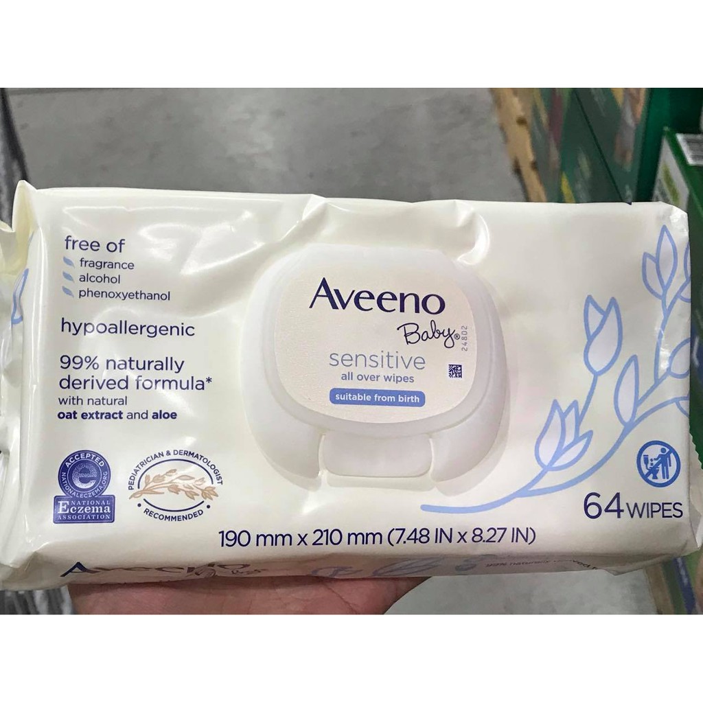 aveeno baby sensitive all over wipes