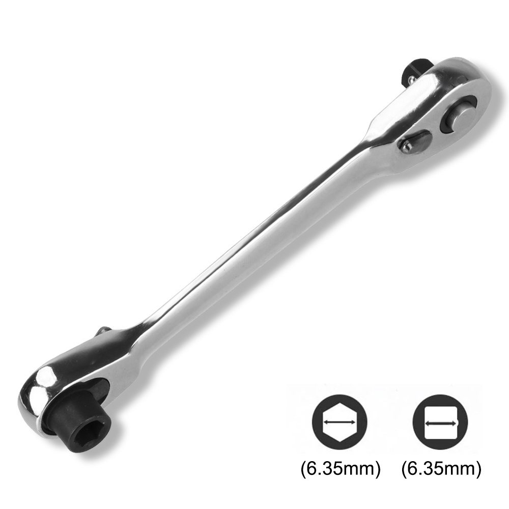 Double Ended Quick Socket Bit Tool Contain Ratchet Handle Wrench Socket
